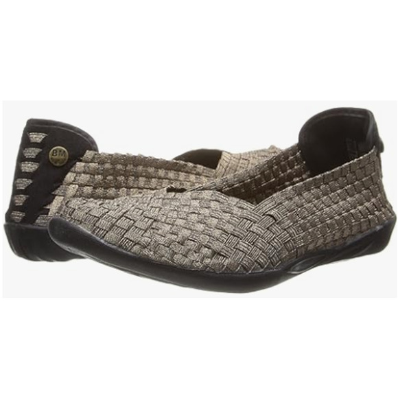 Bernie Mev Girl's Catwalk K Ballet Flat, Light Gold, Size 12 US - Picture 7 of 7